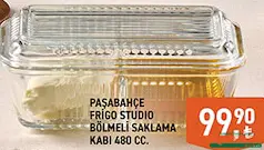 PAŞABAHÇE FRİGO STUDİO BÖLMELİ SAKLAMA KABI 480 CC PAŞABAHÇE FRİGO STUDİO BÖLMELİ SAKLAMA KABI 480 CC